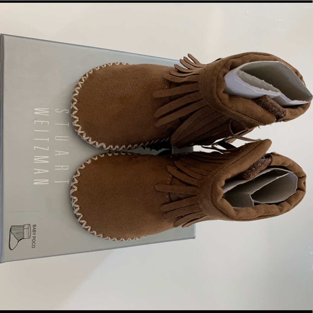 Brand New Stuart Weitzman Baby Booties 3